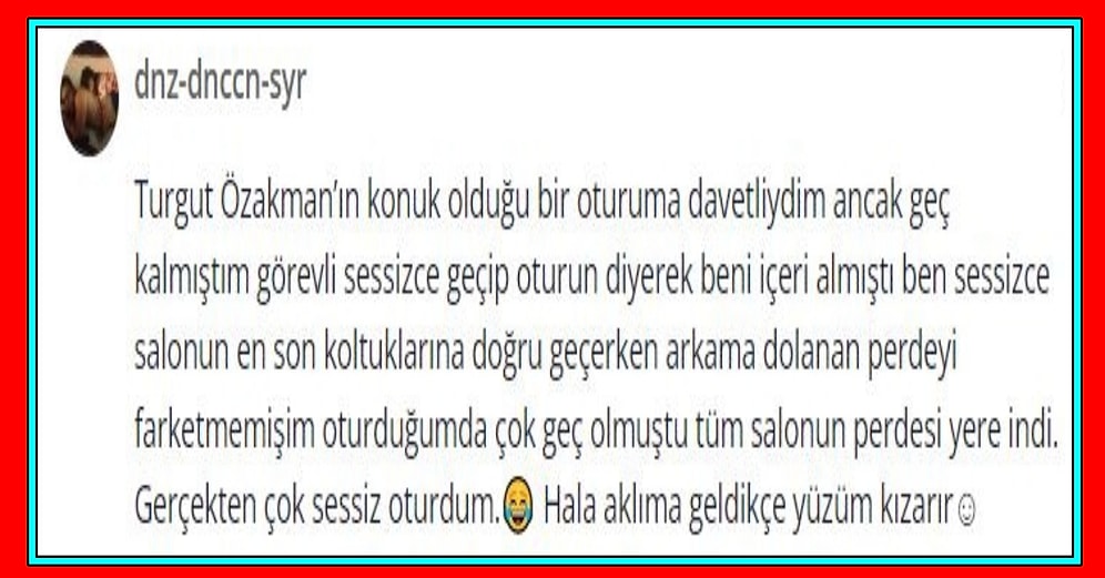 Aklınıza Geldikçe Hala Çok Utandığınız Bir Anı Anlatın, İçeriğini Yapalım!