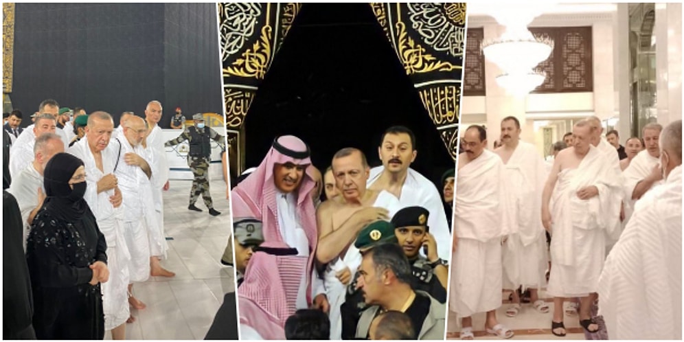 Suudi Arabistan'a Giden Cumhurbaşkanı Erdoğan Umre Ziyaretinde