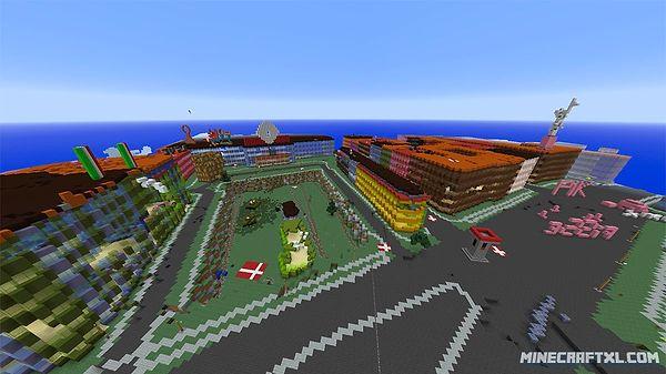 9. Minecraft'ta tüm Danimarka bire bir inşa edilmiştir.