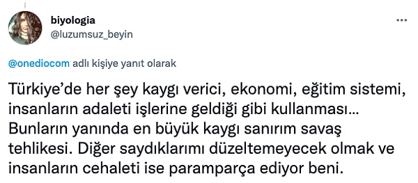 5. Zaten aksi pek mümkün değil...