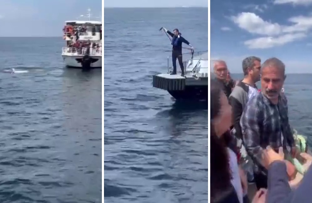 CHP'li Başkan 1 Mayıs Alanına Yüzerek Ulaştı!