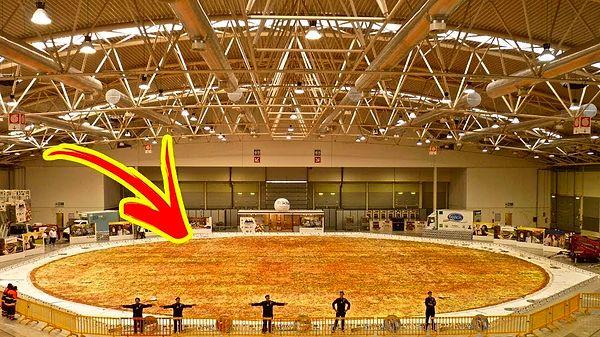 Dünyanın En Büyük Pizzası Rekoru