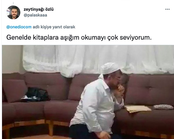 14. "Sadece belgesel izliyorum" diyen flörtün eşgal: