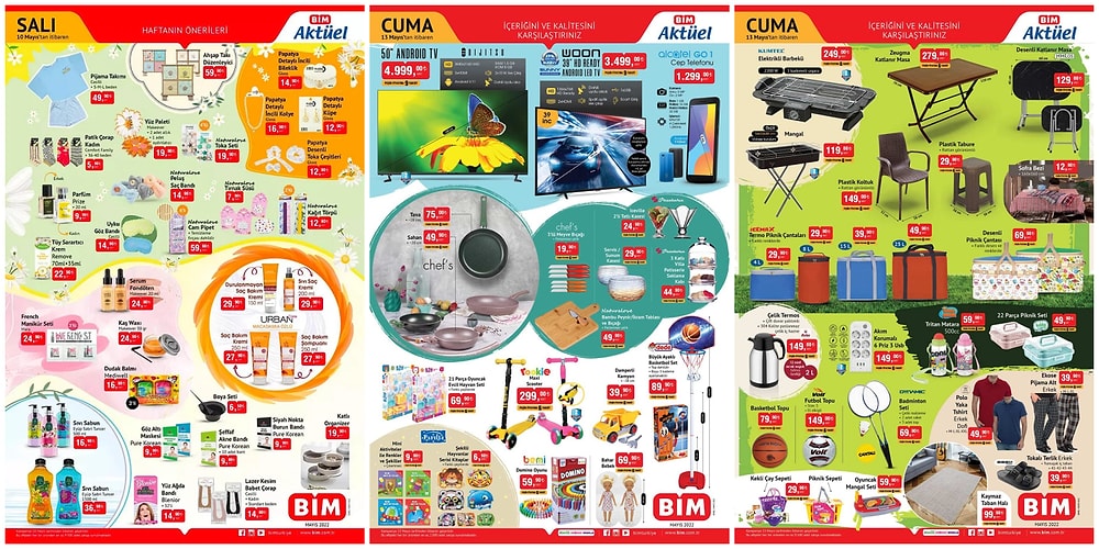 10 - 13 Mayıs BİM Aktüel İndirim Kataloğu