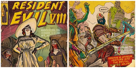 Eski Rockstar Games Çalışanı Oyunları Çizgi Roman Kapakları Haline Getirdi, Ortaya Büyüleyici Eserler Çıktı!