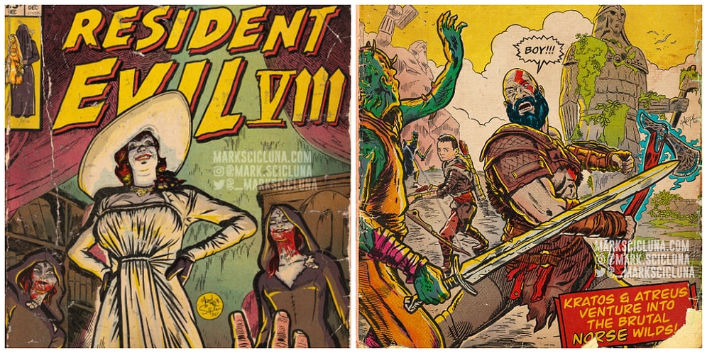 Eski Rockstar Games Çalışanı Oyunları Çizgi Roman Kapakları Haline Getirdi, Ortaya Büyüleyici Eserler Çıktı!