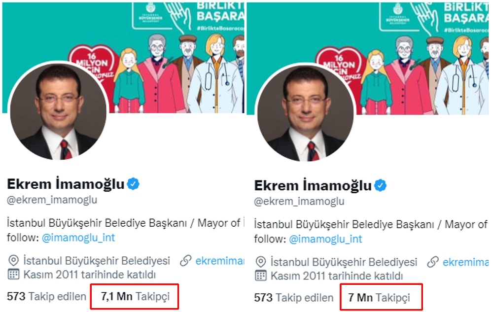 İmamoğlu Twitter'da Takipçi Kaybediyor!