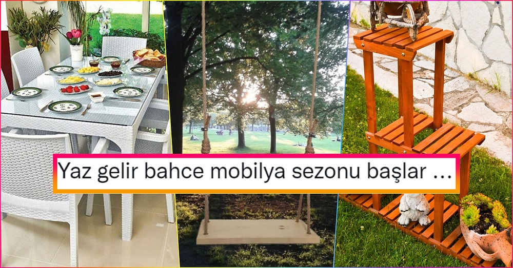 Yazın En Sevilen Zamanı Geldi: Bahçenize Uygun 17 Mobilya