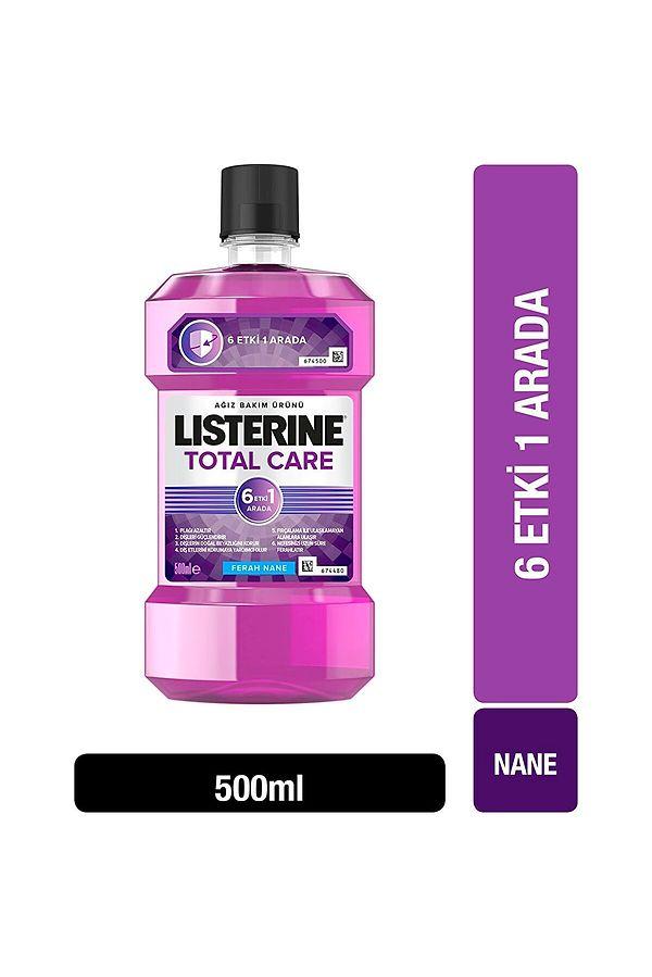 8. Ağız bakım suyu kullananların tercihi Listerine Total Care olmuş.