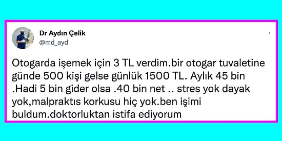 Bir Otogar Tuvaleti İşletmecisinin Gelirini Hesaplayıp Kendi Mesleğiyle Kıyaslayan Doktora Tepki Yağdı