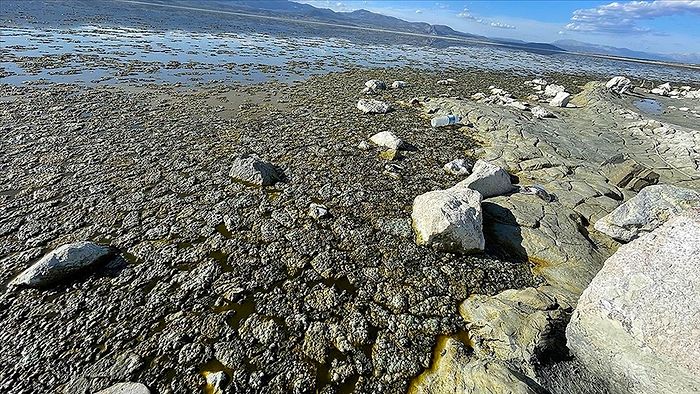 Burdur Gölü'nde Alg Patlaması Suyun Rengini Değiştirdi