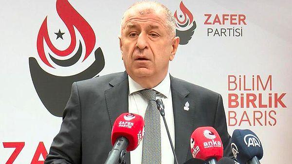 Ümit Özdağ'ın partisi olan Zafer Partisi ise listede yer almadı.