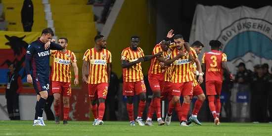 Türkiye Kupası'nda Muhteşem Geri Dönüş! Trabzonspor'u Geriden Gelerek 4-2 Yenen Kayserispor İlk Finalist Oldu