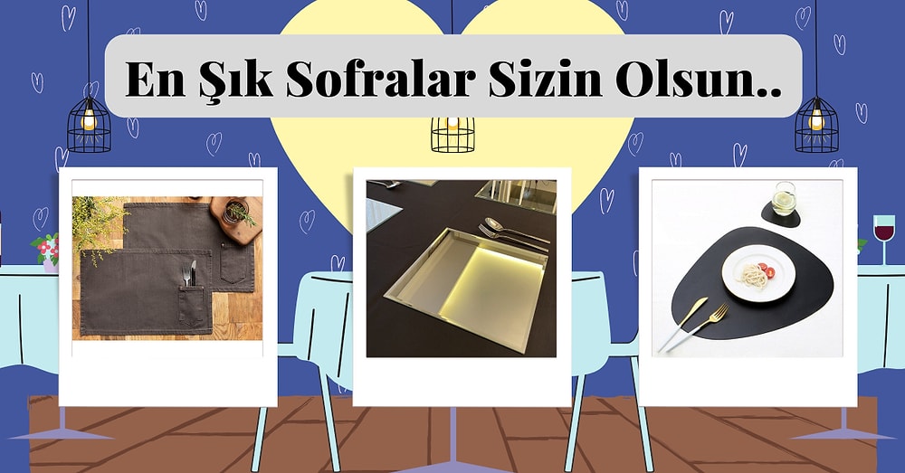 Sofralarınıza Bahar Esintisi Yaşatacak Birbirinden Güzel Amerikan Servisleri ve Suplalar