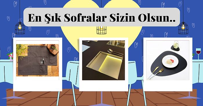 Sofralarınıza Bahar Esintisi Yaşatacak Birbirinden Güzel Amerikan Servisleri ve Suplalar