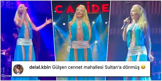 Gülşen, Dün Akşam Giydiği Cennet Mahallesi Kostümü Gibi Görünen Ultra Dekolteli Elbisesiyle Yine Gündem Oldu