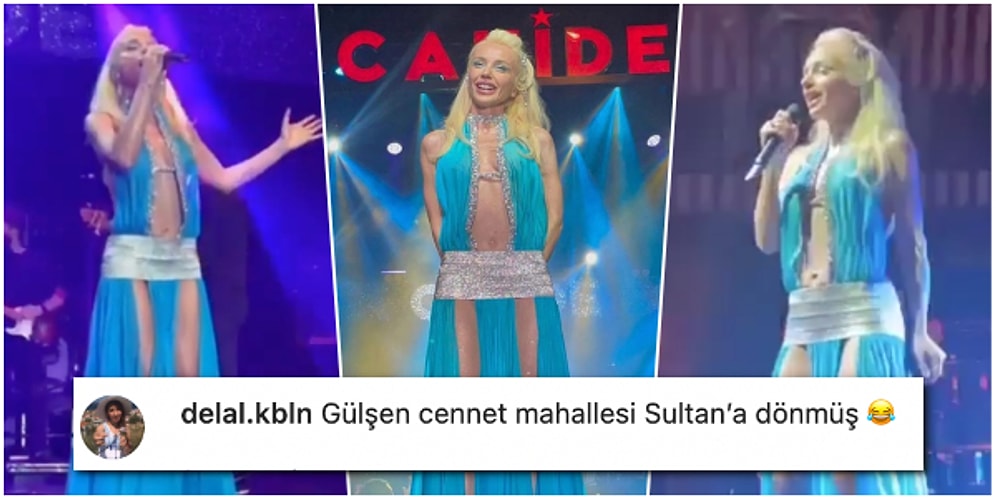 Gülşen, Dün Akşam Giydiği Cennet Mahallesi Kostümü Gibi Görünen Ultra Dekolteli Elbisesiyle Yine Gündem Oldu