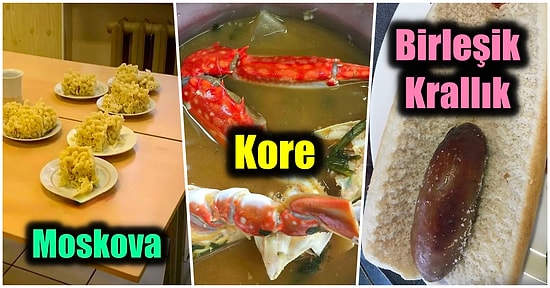 Her Ülkenin Bambaşka Kültürleri Olduğunu Gözler Önüne Seren Birbirinden Enteresan Okul Yemekleri