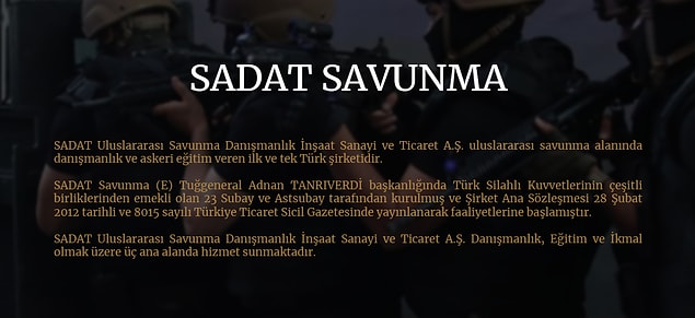 SADAT'a yönelik suçlamalar neler?
