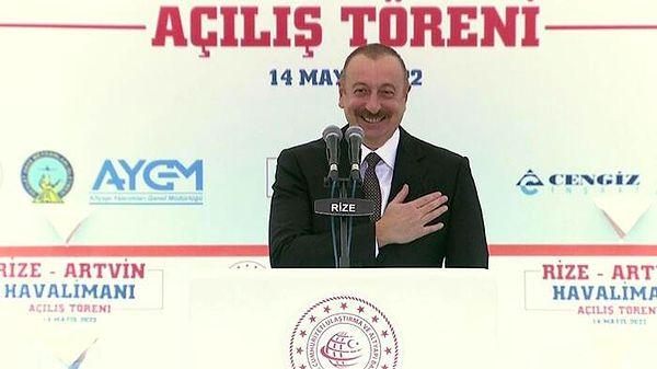 Azerbaycan Cumhurbaşkanı İlham Aliyev'in açıklaması şu şekilde