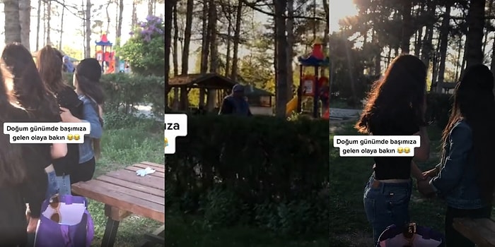 Doğum Günü Kutlayan Genç Kadınlara 'Türkiye Ölüyor, Göbeğinizi Kapatın' Diyerek Ahlak Bekçiliği Yapan Teyze