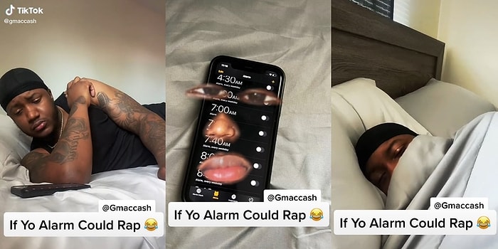 Yeni Alarmımızı Bulduk! Rap Sanatçısı Gmac Cash Sevimsiz Alarm Sesiyle Rap Yaptı: 'Wake Your Ass Up'