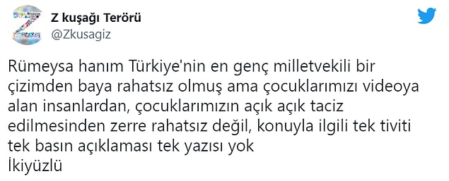 Pek çok kişi ise gençlerle arasının her fırsatta çok iyi olduğunu belirten 26 yaşındaki vekilin bu konuda hala tek bir söz söylememiş olmasından rahatsızdı.