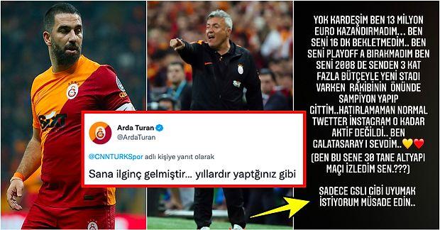 Ali Sami Yen'deki Son Maçta Kadroya Bile Alınmayan Arda Turan'ın Paylaşımları Taraftarları İkiye Böldü