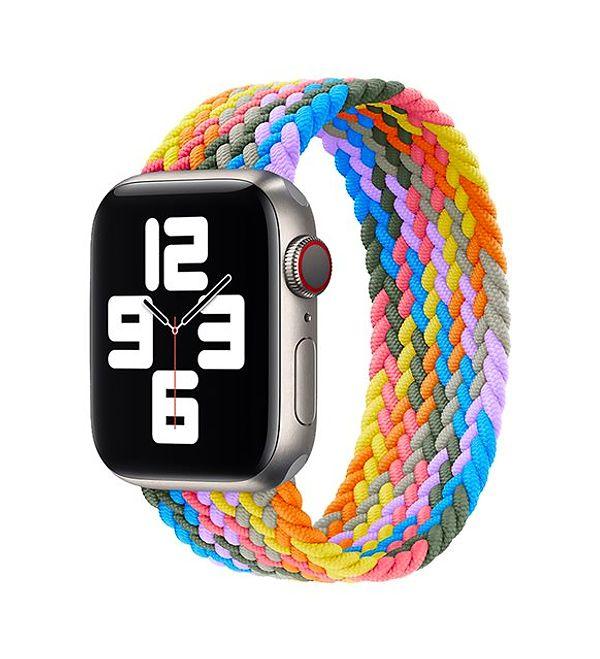 8. Stilini renklendirmek isteyenlere özel tasarlanan Apple Watch örgü renkli kordon için;