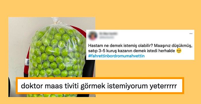 Hastasının Bir Çuval Erik Hediye Ettiği Memnuniyetsiz Doktora Gelen Haklı Eleştiriler