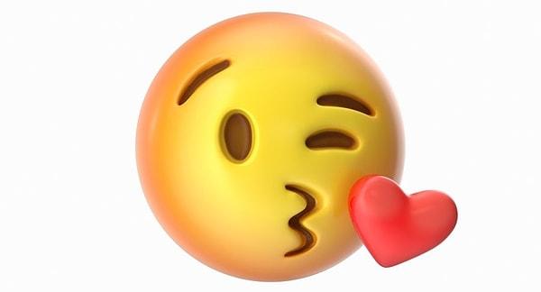 Kalpli Öpücük Emojisi!