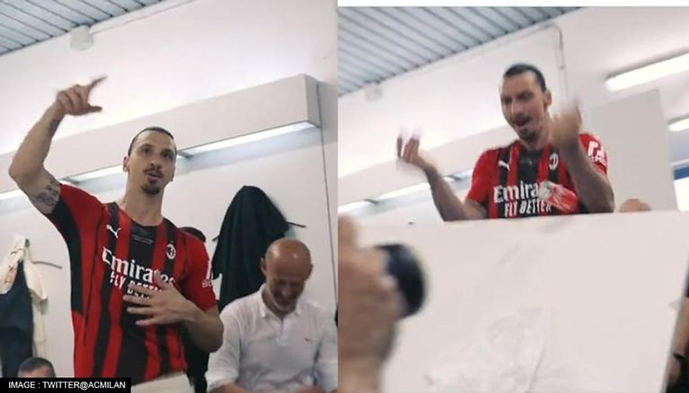 Zlatan Ibrahimovic Şampiyonluk Sonrası Yaptığı Konuşmada Gaza Gelip Masayı Devirdi
