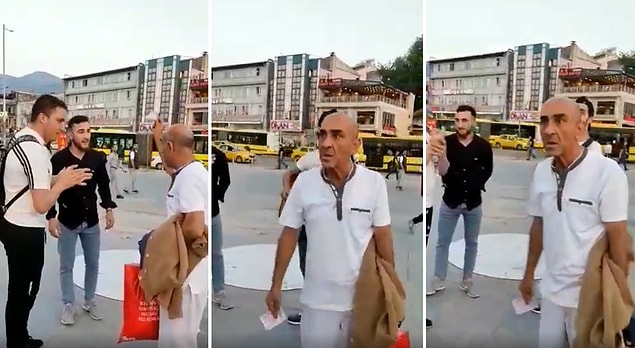 O dayı sözlerinin devamında ise 'Burası Türkiye sizi parayla satın alırım kurtulamadık sizlerden' dedi.