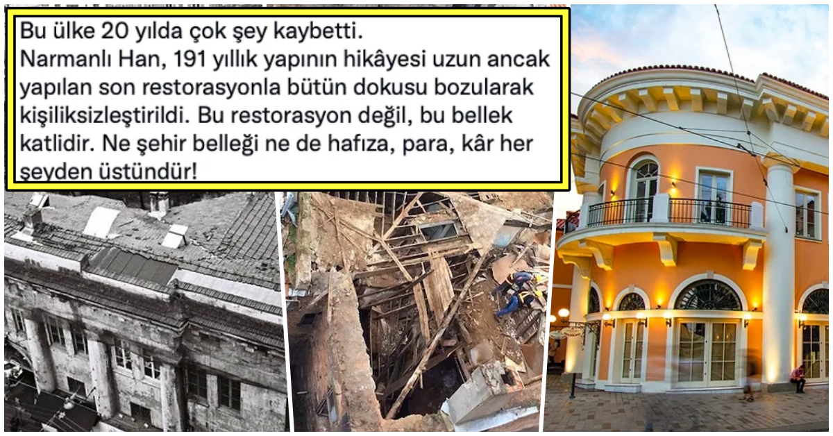 Restorasyonla Kaybettiğimiz Köklü Eserlerden Biri Olan Narmanlı Han