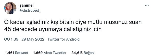 1. Bir türlü ortasını tutturamadık.