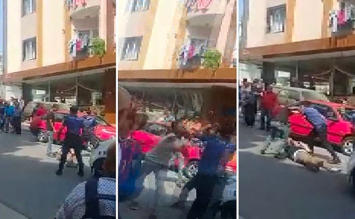 Düğün İçin Yolu Kapattılar, Uyaran Polise Saldırdılar