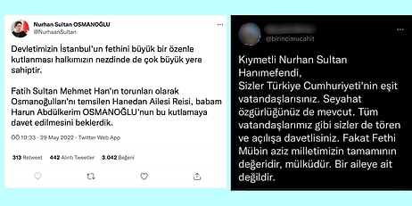 Fetih Kutlamalarına Davet Edilmeyen Osmanlı Hanedan Üyeleri ve AKP'li Yönetici Birbirine Girdi