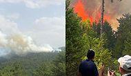 Bolu'da Orman Yangını: Tankerlerle Söndürülmeye Çalışılıyor
