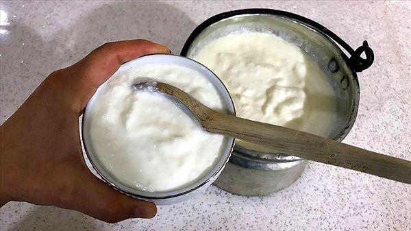 Özellikle ev yapımı yoğurtta ve kefirde sayısız probiyotik bulunur! Günde en az 2 kase yoğurt tüketin ve bağırsaklarınızın nasıl çalıştığına hayret edin...