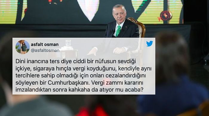 Erdoğan'ın 'Aç, Sefil Geziyorlar' Sözü ve Yaşam Tarzına Müdahale İtirafı Sosyal Medyanın Gündeminde!