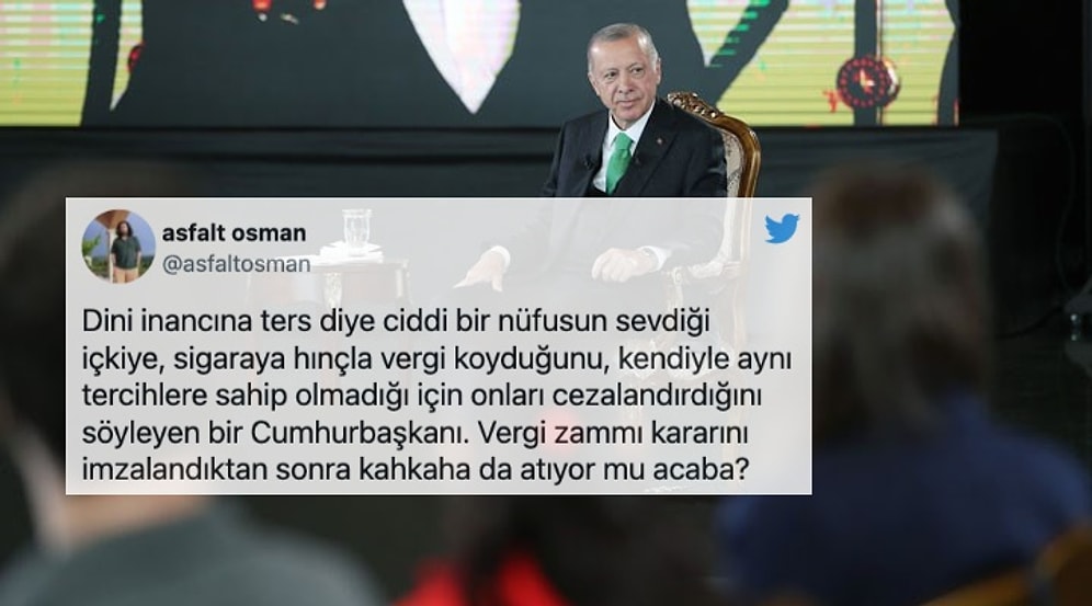 Erdoğan'ın 'Aç, Sefil Geziyorlar' Sözü ve Yaşam Tarzına Müdahale İtirafı Sosyal Medyanın Gündeminde!