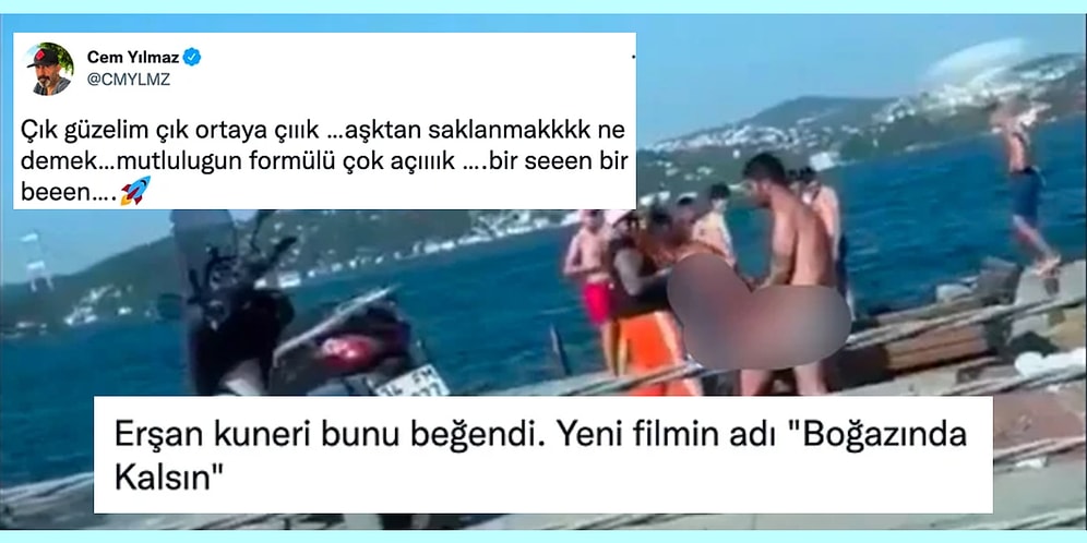 Cem Yılmaz'ın Bebek'te İlişkiye Giren Çiftle İlgili Attığı Tweete Gelen Tuhaf Yorumlar