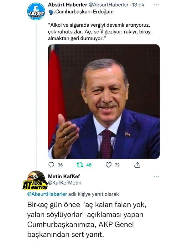 1. Erdoğan'a Erdoğan şoku.
