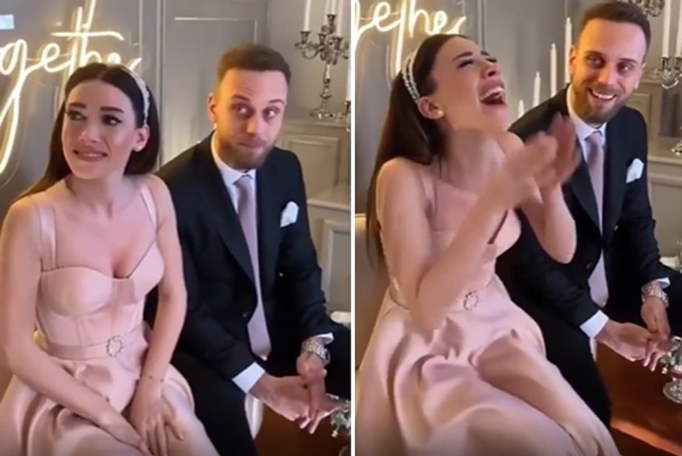 Kız İsteme Merasimi Sırasında Duygu Dolu Anlar Yaşayan Gelin ile Damat Gözyaşlarına Boğuldu