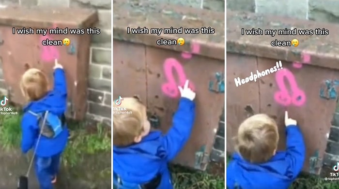 Kutuya Çizilen Penis Resmini Kulaklık Zanneden Ufaklığın Aşırı Masum Anları