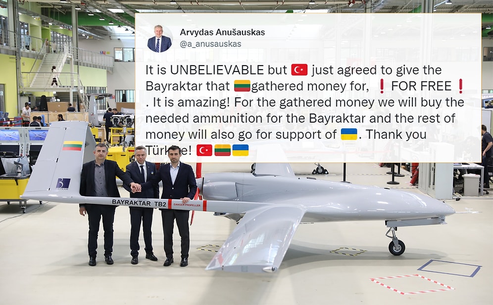 Kampanya Başlatmışlardı: Baykar, Litvanya'ya SİHA Hediye Etti