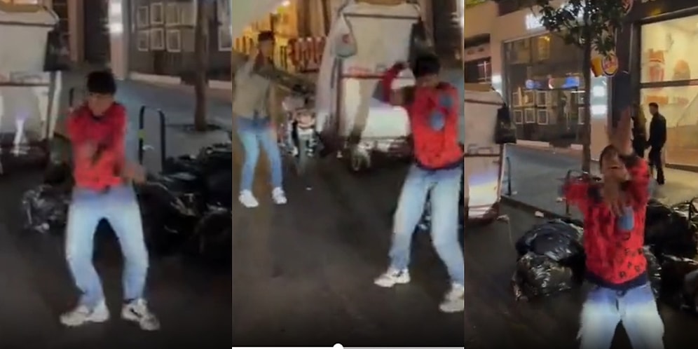 İstanbul'da Kağıt Toplayıcısı Küçük Çocuğun, Arabada Çalan Şarkının Ritmine Kapıldığı Anlar Viral Oldu