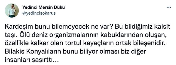 12. Biri Konya'ya bir şey mi dedi...