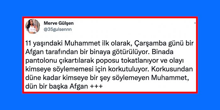 11 Yaşındaki Erkek Çocuğunun Bir Afgan Tarafından Taciz Edildiğini İddia Eden Kadının Tedirgin Eden Paylaşımı