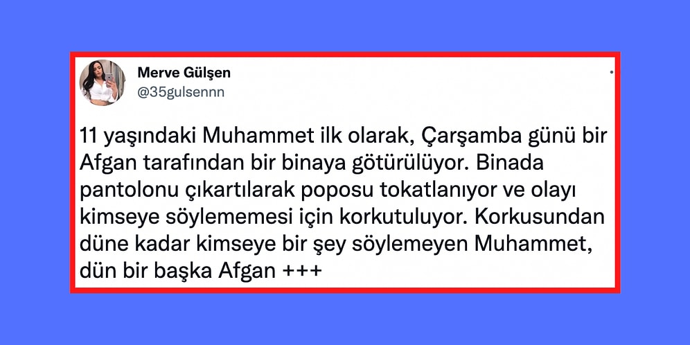 11 Yaşındaki Erkek Çocuğunun Bir Afgan Tarafından Taciz Edildiğini İddia Eden Kadının Tedirgin Eden Paylaşımı